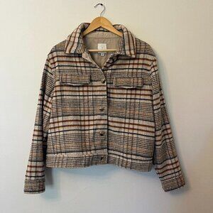 Joie Plaid Shacket - Size Large